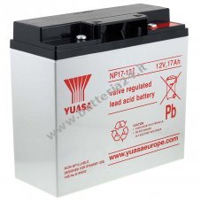 Batteria al piombo YUASA NP17 12I Vds compatibile con Hawker Enersys Genesis NP18 12R