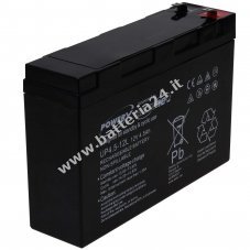 Powery Batteria al piombo FP1245B compatibile con Panasonic UP VW1220P1