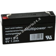 Batteria al piombo Powery (multipower) MP1,2 6