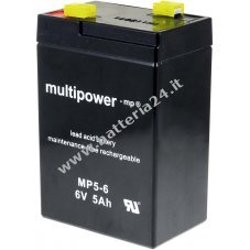 batteria al piombo Powery (multipower) MP5 6