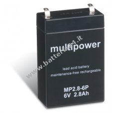 Batteria al piombo Powery (multipower) MP2,8 6P