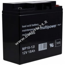 Batteria al piombo Powery (multipower) MP18 12I Vds