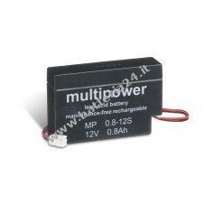 Batteria al piombo Powery (multipower) MP0,8 12JST