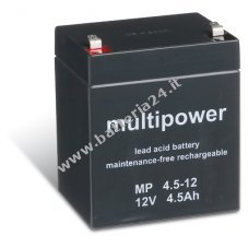 batteria al piombo (multipower) MP4,5 12 sostituisce FIAMM tipo FG20451
