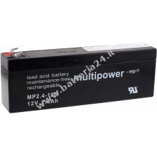 Batteria al piombo Powery (multipower) MP2,4 12C resistente ad uso ciclico