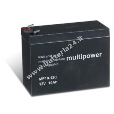 Batteria al piombo Powery (multipower) MP10 12C resistente ad uso ciclico