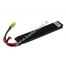 Batteria per armi Softair modello LP110S2C013 mit 7,4V 1100mAh