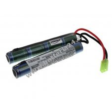 Batteria per armi ad aria compressa 9,6V 1500mAh (4+4 cellule in fila )