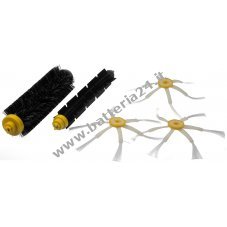 Spazzola a 3x6 bracci + 1 Set di spazzole pulitrici per iRobot Roomba 700/760/770/780