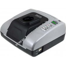 Caricabatteria compatibile con Powery con USB per Trapano avvitatore Black & Decker CD9600K 2