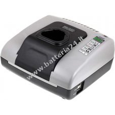 Caricabatteria compatibile con con USB Powery compatibile con Black & Decker Tipo LCS12