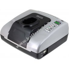 Caricabatteria compatibile con Powery con USB per Makita Tipo 7033