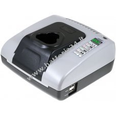 Caricabatteria compatibile con Powery con USB per Metabo PowerMaxx 12 Pro