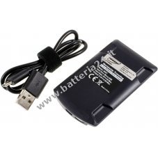 Caricabatteria con USB compatiblie con batteria Panasonic VW VBG130