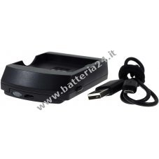 Caricabatteria con USB compatiblie con batteria Blackberry Serie 7100