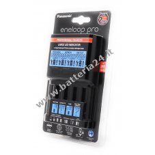 Caricabatteria veloce professionale Panasonic eneloop pro BQ CC65 per da 1 4 batteria NiMH AAA/AA