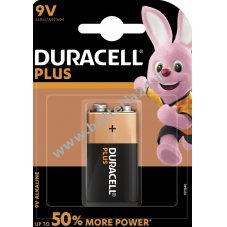 Batteria Duracell Plus Power tipo PP3 Blister batteria a blocco 9V