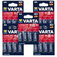 Batteria alcaline Varta Max Tech AA   20 pezzi 5x4 in blister