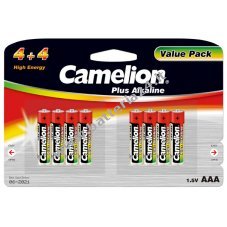 Batteria Camelion MN2400 HR03 Plus alcalina (4+4) confezione da 8