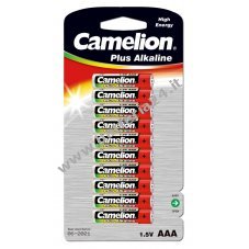 Batteria Camelion Micro LR03 AAA Plus alcalina confezione da 10