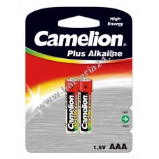 Batteria Camelion Micro LR03 AAA Plus alcalina confezione da 2