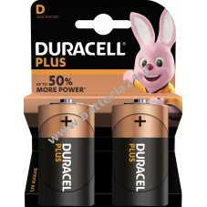 Pila Duracell Plus modello D Blister doppio
