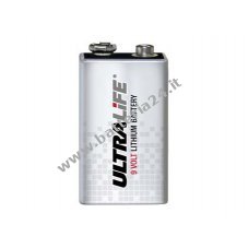 Batteria ( 10 anni) Lithium Ultralife per rilevatori di fumo tipo CR V9