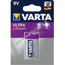 Varta Professional Lithium 9V a blocco