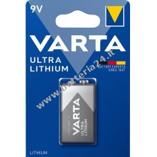 Varta Professional Lithium 9V a blocco