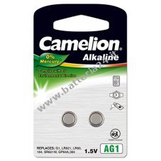 Camelion Piletta AG1 Blister doppio