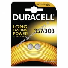 Duracell Piletta modello 357 Blister doppio