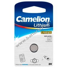 Piletta al litio Camelion CR1216 Blister di 1