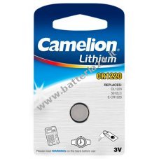 Piletta al litio Camelion CR1220 Blister di 1