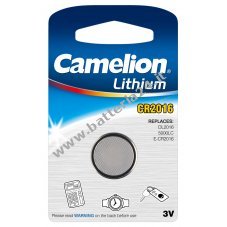 Piletta al litio Camelion CR2016 confezione da 1