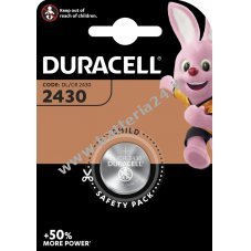 Piletta al litio Duracell CR2430 Blister di 1