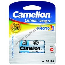 Pila per fotocamere Camelion CR123A confezione da 1