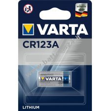 Foto batteria Varta CR123A blister da 1 pezzo