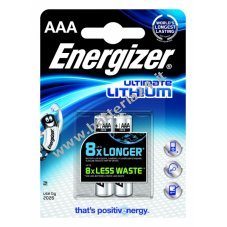 Pila di litio Energizer modello AAA Blister doppio