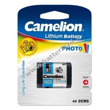 Batteria fotografica Camelion 2CR5 / 2CR5M in blister da 1 pezzo
