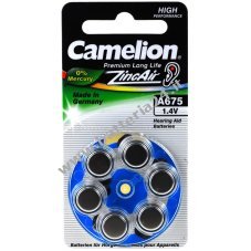 Camelion Pila per apparecchi acustici A675 ZL675 PR1154 AE675 V675AT DA675 PR44 confezione da 6