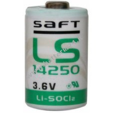 batteria al litio SAFT LS14250 1/2AA 3,6Volt