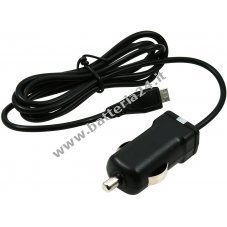 cavo di ricarica da auto con Micro USB 1A nero per Nokia Lumia 603