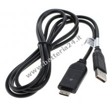 cavo ricarica USB per Samsung NV4 NV9 NV30 NV33 NV40 NV103 L100 L110 L201 L210 L310W L313