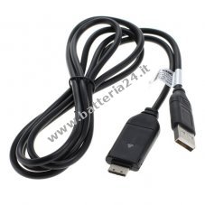 cavo ricarica USB per Samsung PL10 PL20 PL50 PL51 PL55 PL60 PL65 PL80 PL100 PL101 PL120 PL150
