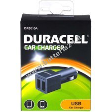 Caricabatteria per auto 12V/24V 4.8 Dual Port, 2.4A+2.4A per Tablets e Smartphones
