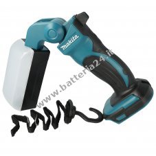 Lampada LED Makita a batteria DEADML801X 18 V con diffusore senza batteria