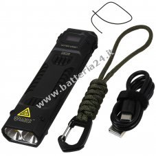 Nitecore EDC29 LUMINBLADE Torcia USB C da 6500 lumen nero