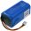 Batteria adatta al robot aspirapolvere EZIclean Aqua connect X550 X650 X600 tipo INR18650 4S1P
