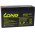 Batteria al piombo Kung Long WP12 6S compatibile con YUASA tipo  NP12 6 6V 12Ah