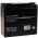 Powery Batteria ricaricabile da cambio per Panasonic LC X1220P / Varta 519901 12V 22Ah (resiste ai cicli)